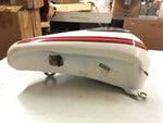 1997 OEM GAS TANKS HERITAGE SPRINGER FLSTS WHITE RED STRIPE