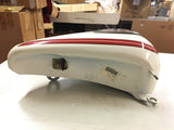 1997 OEM GAS TANKS HERITAGE SPRINGER FLSTS WHITE RED STRIPE