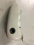 1997 OEM GAS TANKS HERITAGE SPRINGER FLSTS WHITE RED STRIPE