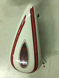 1997 OEM GAS TANKS HERITAGE SPRINGER FLSTS WHITE RED STRIPE