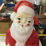 VTG Carolina Ent. 1973 22" Lighted Santa Clause Blow Mold Yard Decor Christmas