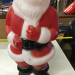 VTG Carolina Ent. 1973 22" Lighted Santa Clause Blow Mold Yard Decor Christmas