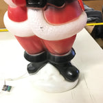 VTG Carolina Ent. 1973 22" Lighted Santa Clause Blow Mold Yard Decor Christmas