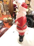 VTG Carolina Ent. 1973 22" Lighted Santa Clause Blow Mold Yard Decor Christmas