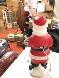 VTG Carolina Ent. 1973 22" Lighted Santa Clause Blow Mold Yard Decor Christmas