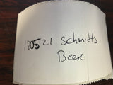 VTG Schmidt Beer Display Sign Advertising Statue Glass Tavern Man Cave 8" Barten