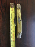 Vtg Clauss 3 blade folding pocket pearl knife camping survival hunt collectable