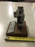 Vintage Evolution Motor Engine Pewter on Stand Display Harley Davidson Miniature