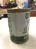 Vintage Metal Motor Oil Can Quaker State Deluxe Full Collectible Classic Car Tru