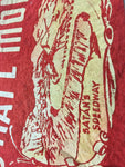 Vtg Flag Banner Pennant Satans Speedway vampire park Badland natl monument SD