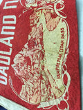 Vtg Flag Banner Pennant Satans Speedway vampire park Badland natl monument SD