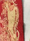 Vtg Flag Banner Pennant Satans Speedway vampire park Badland natl monument SD