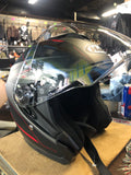 HJC HELMET  RED BLACK GREY -  DOT I30