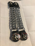Rebel skull  ladies vest extenders