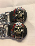 Rebel skull  ladies vest extenders