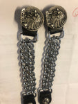 Vest Extender-Extension Chrome Chain, Chief Head