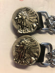 Vest Extender-Extension Chrome Chain, Chief Head