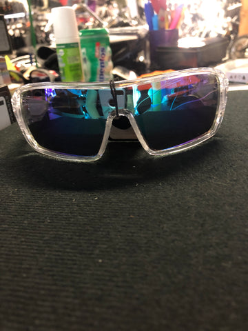 Bobster A Paragon Gloss crystal Frame Smoked Cyan mirror lens