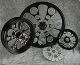 Ultima Kool Kat Rear Wheel, 18" x 3.5", Black, 2000^ - 1" Axle