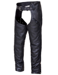 Cowhide Unisex chaps Premium black 7102.k