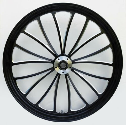 MANHATTAN FRONT WHEEL BLACK 26X3.5 DUAL DISC