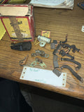 Vtg Car Parts Lot 1952 Ford Condenser Contact points Starter Gen Motor Brushes