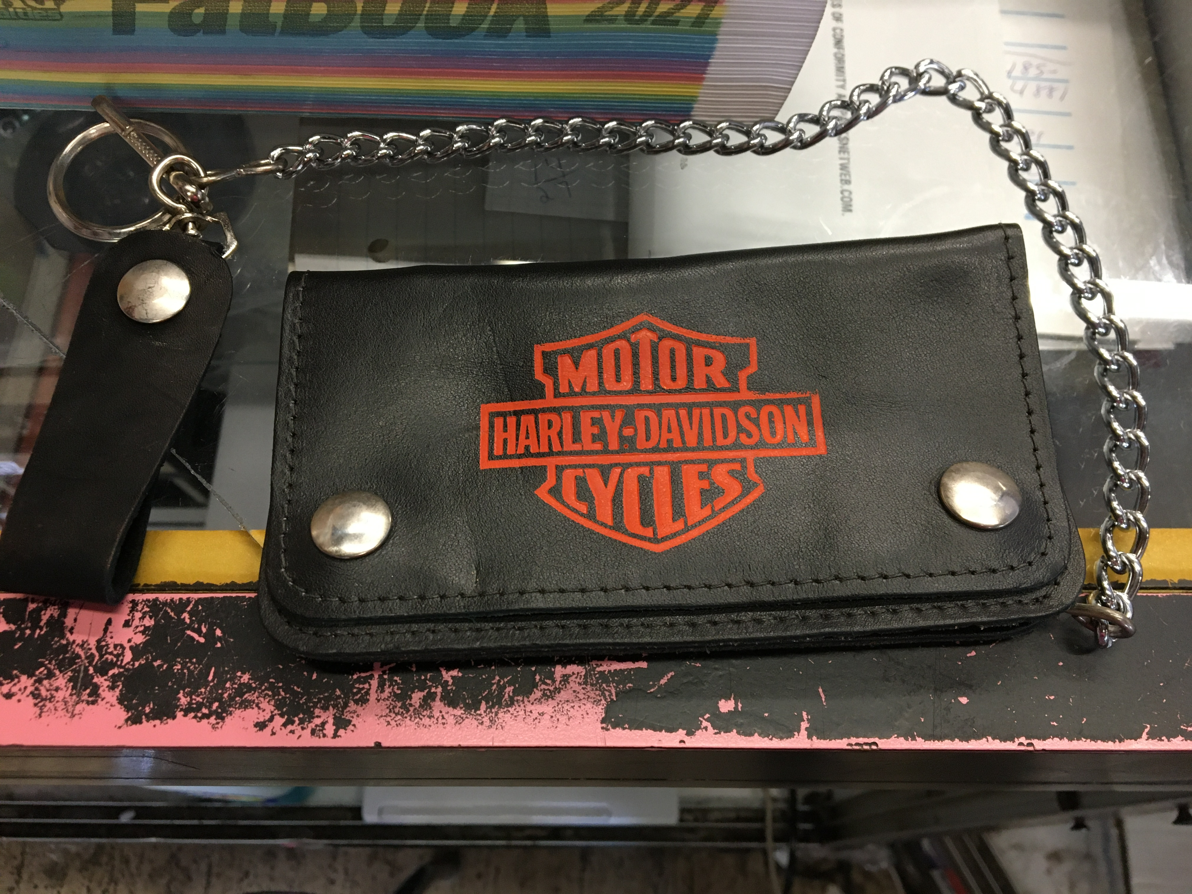 Harley-Davidson スタッズトラッカーウォレット 美品 ヴィンテージ ハーレーダビッドソン スタッズ トラッカー