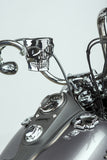 Skull Kruzer Kaddy chrome Bar Mount 1075