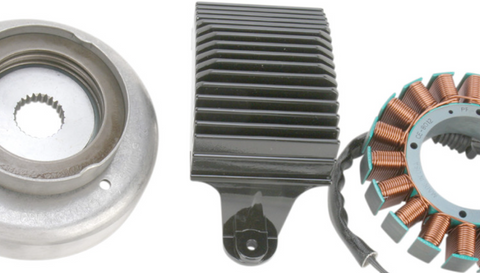 CYCLE ELECTRIC Phase 50A Alternator Charging System Kit 50 Amp Harley FLH 2007-2