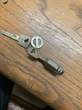 Vtg Ford Ignition Door Ignition Key Lock With Keys Cylinder 1950's Auto Truck