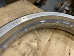 NOS Akront Wheel Rim Aluminum 2.50x19 Undrilled Cafe Racer Harley Motorcycle