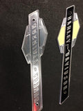 OEM Harley Davidson Gas Tank Emblems Badges 1963-65 panhead FLH Pair new!