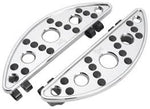 Battistinis Short Driver Floorboards 12in Chrome Harley FLTRX Road Glide FLTRU