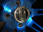 Moose Front Blue/Black 387X 14x7 Wheel Hub Part # 0230-0807 Anodized Aluminum