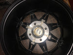 Moose Front Blue/Black 387X 14x7 Wheel Hub Part # 0230-0807 Anodized Aluminum