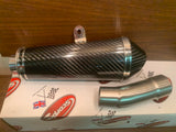 Scorpion Slip-on Carbon Fiber Exhaust '09 Kawasaki ZX6R  763420