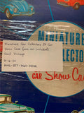 Miniature Car Collectors 24 Car Show Case (cars not included) Used Vintage