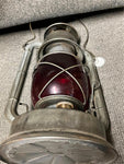 vtg antique 1923 Dietz No.2 D-lite railroad lantern red glass d-lite globe rare