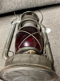 vtg antique 1923 Dietz No.2 D-lite railroad lantern red glass d-lite globe rare