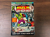 VTG 1972 Marvel Super-Heroes #32 Hulk and Sub-Mariner Comic Book