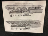 1920's Railroad Cars Locomotives 5 Print Lot! Steam engine PRR Pullman Brochures