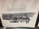 1920's Railroad Cars Locomotives 5 Print Lot! Steam engine PRR Pullman Brochures
