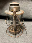 vtg dietz N.Y.N H.&.H. railroad lantern orig glass globe antique 1900s