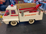 Structo Tow Truck Wrecker 24 Hours Tin Pressed Steel 1960's Nice Shape USA VTG!