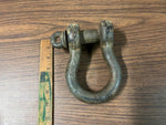 Vtg Made in USA Heavy duty Anchor screw pin Shackle