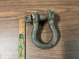 Vtg Made in USA Heavy duty Anchor screw pin Shackle