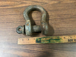 Vtg Made in USA Heavy duty Anchor screw pin Shackle