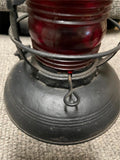 vtg Embury No. 40 traffic guard railroad light Warsaw NY USA red globe