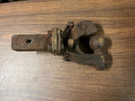 Vtg Made in USA Heavy Duty Steel Hook Ball Receiver Insert Hitch