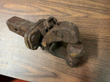 Vtg Made in USA Heavy Duty Steel Hook Ball Receiver Insert Hitch